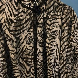 Zebra print blouse